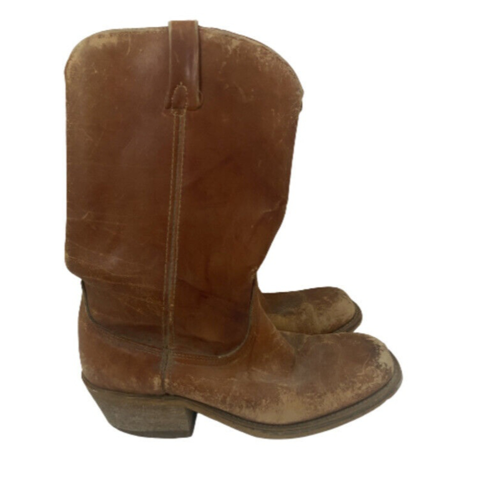Vintage ACME Tan Western Men's Boots